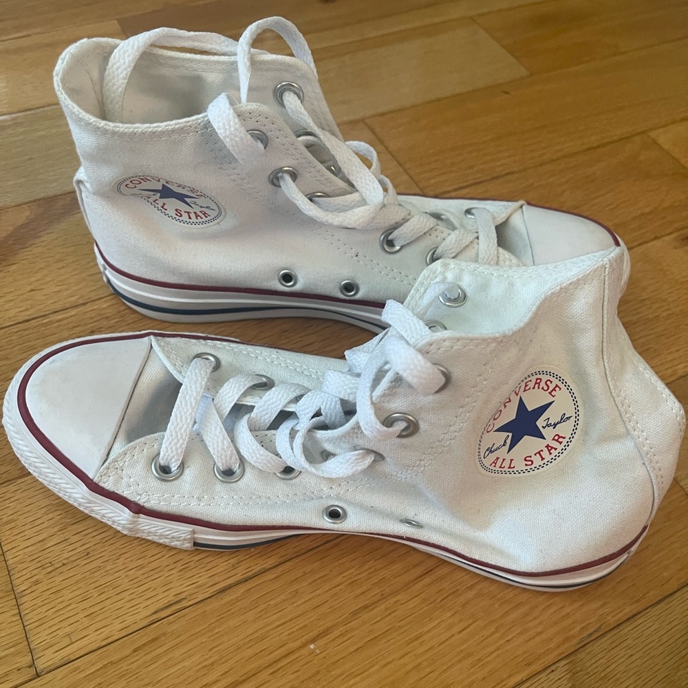 Converse White High Top Sneakers